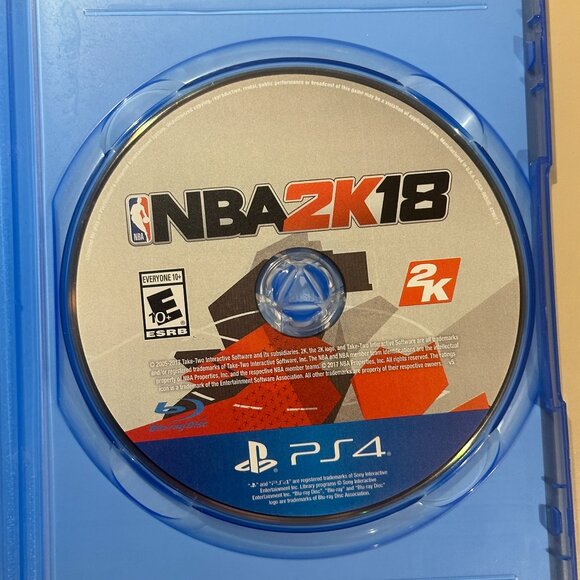 GREAT DEAL! Barely used NBA2K18 for PS4 - Playstation game disc! - Picture 2 of 3